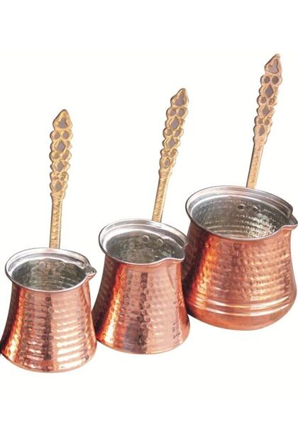 Copper Coffee Pot Set of 3