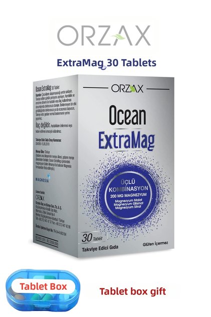 Extramag (Magnesium Complex) 30 Tablets + Hap Kutusu Gift