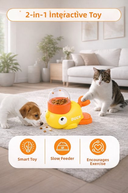 Interactive Pet Treat Toy Special for Cats and Dogs