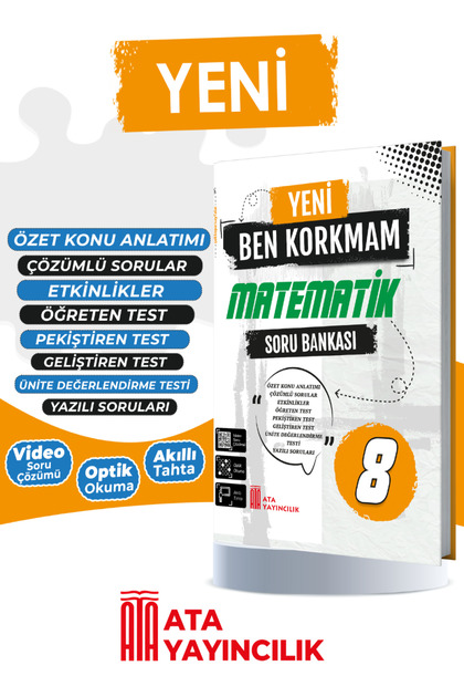 8. Sınıf Yeni Ben Korkmam Matematik Soru Bankası