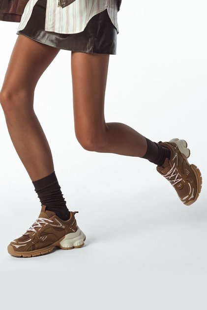 Women's Camel Lace-Up Thick Sole Sneaker, Winter Sports Shoes 25Afd430414