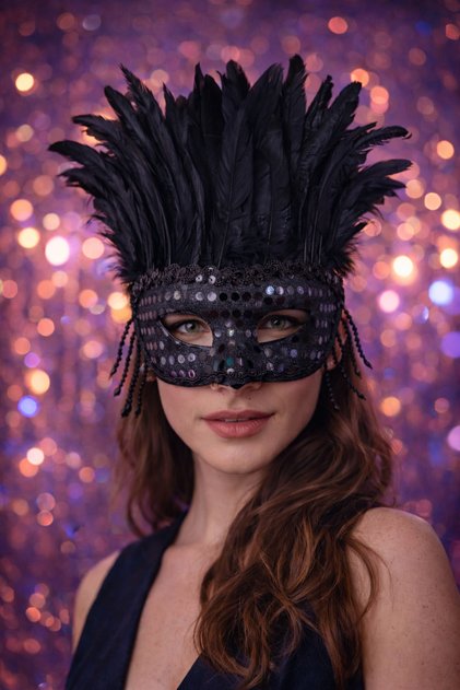 Feathered Luxury Mask