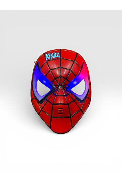 KİNKU Maske Işıklı Spiderman Örümcek Adam Maskesi Kaliteli Ürün