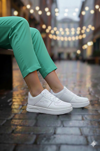 ポジャギNo.43 Jump Unısex Beyaz Ortopedic Sneakers Ayakkabı 43 22233 - Fiyatı