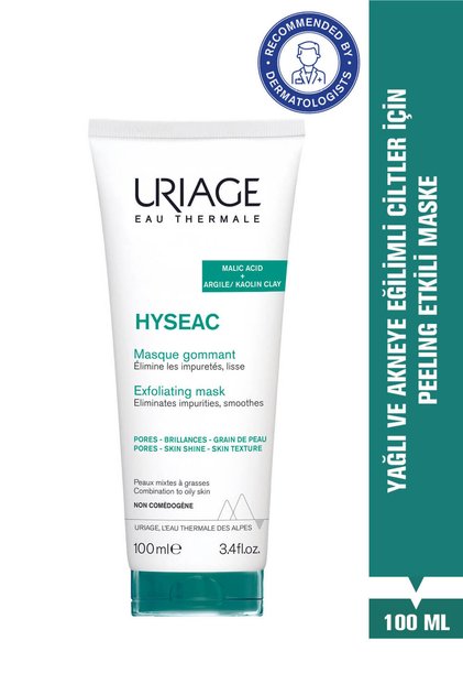 HYSEAC Akneye Eğilimli, Karma ve Yağlı Ciltler için Gözenek Karşıtı Peeling Maske 100 ml