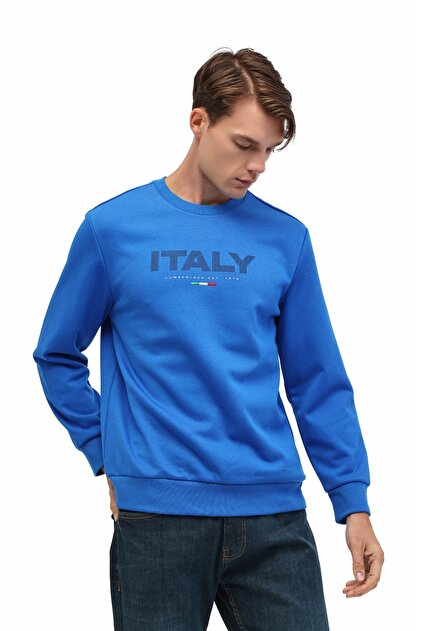 Lumberjack ML GALE 16ITL701 5PR Saks Erkek Sweatshirt - Fiyatı