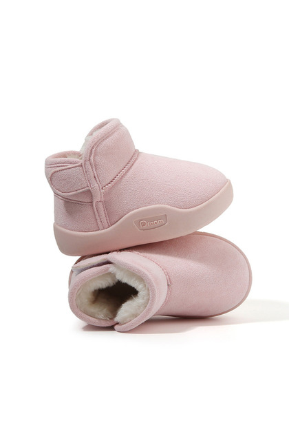 Ghetute de iarna, talpa flexibila pentru primii pasi, interior imblanit, inchidere velcro