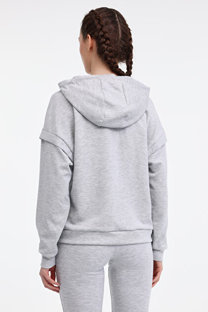 Lumberjack WL DOINA 16MS438 5FX Gri Kadın Sweatshirt - Fiyatı