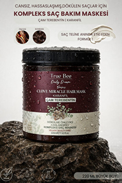 True Bee Karınca Yumurtası Yağı | Tüy Azaltıcı Gözenek Arındırıcı
