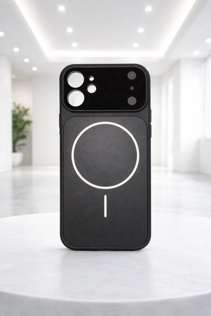 Sadece İPhone 12 Uyumlu 17 Serisi Görünümlü Lens Korumalı Popüler Kılıf...