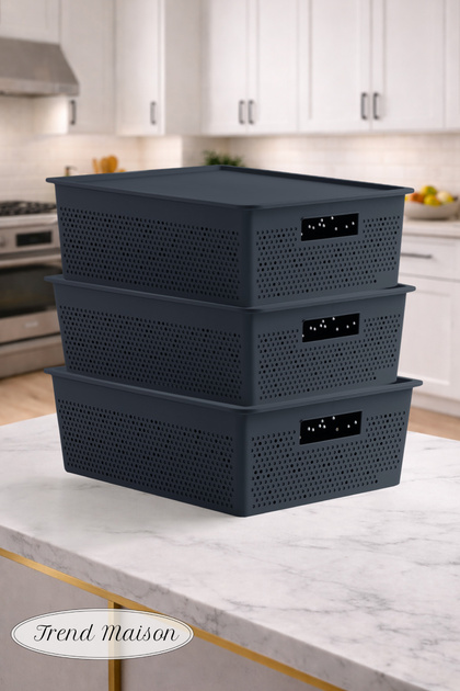 【ボックス入】チャレンジ Trend Maison Çok Amaçlı Düzenleyici Organizer 12 L. Plastik