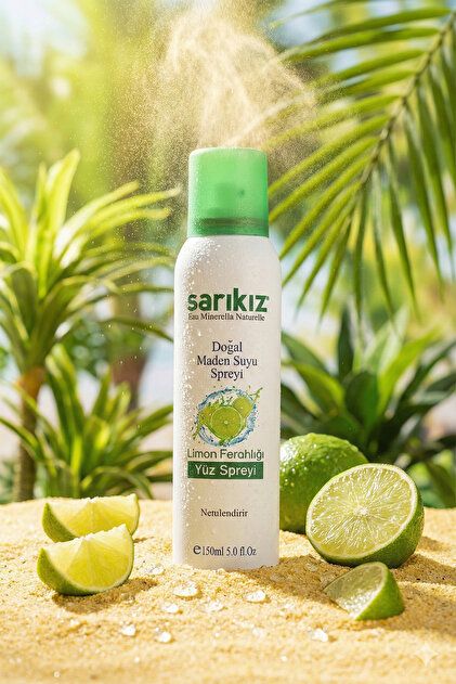 Sarıkız Doğal Maden Suyu Spreyi Limonlu 150 ml 8680035542243