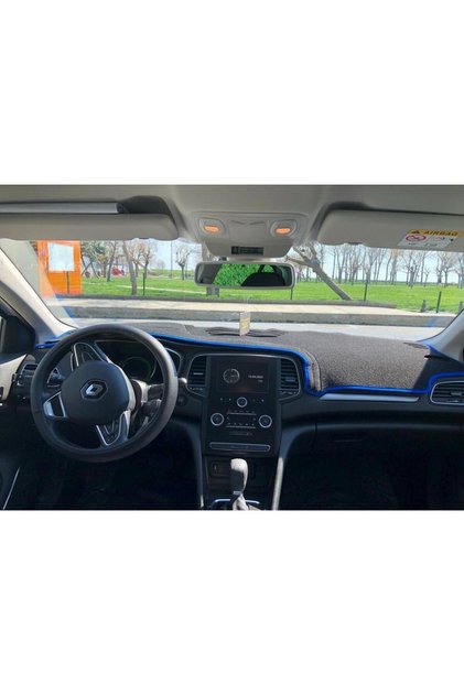 Glovebox Protection Carpet Suitable for Renault Megane 4 Models Black Edge Color Yellow