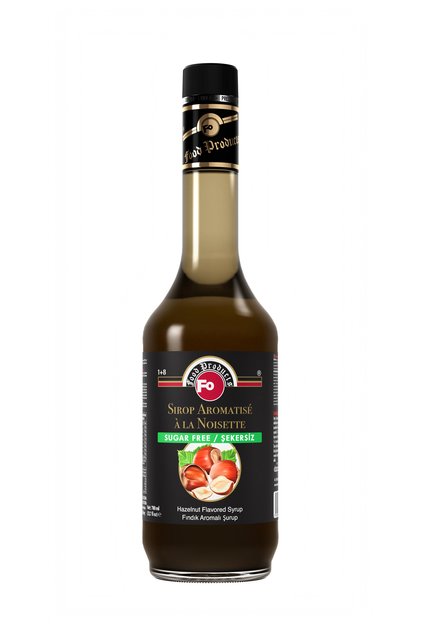 Fındık Aromalı Şurup - Şekersiz 700 ml