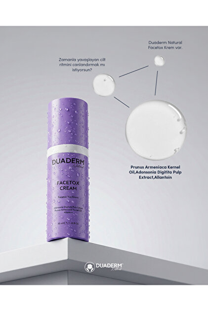 Duaderm Natural Yaşlanma Karşıtı ve Sıkılaştırıcı Facetox Krem 50