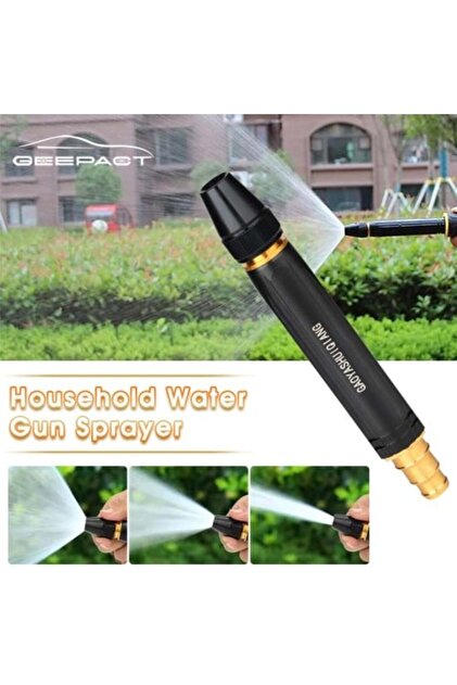 High Pressure Water Spray Nozzle 3 Patterns for Car Washing and Home Use