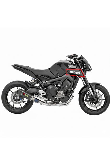 YAMAHA MT-09 MOTOR ORJİNAL GRENAJ STICKER SETİ - BEYAZ