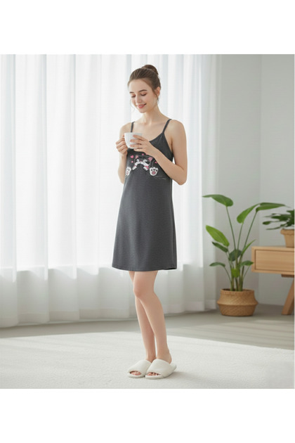 Women's Nightgown Turkish Cotton Stylish Soft and Comfortable Sleepwear Women Luxury Sleepwear S-M-L-Xl Size