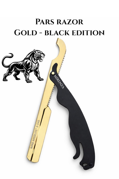 Classic Stainless Steel Pars-Shaped Razor - Lightweight Ergonomic Turkish Type Traditional Razor