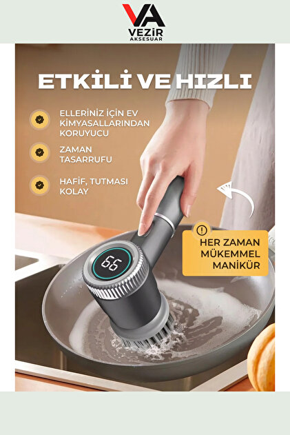 BUFFER®PX Profesyonel 5'i 1 Arada Şarjlı Elektrikli Temizlik