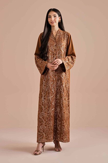 Nishat Linen Embroidered Dress - FS 26-05- Trendyol
