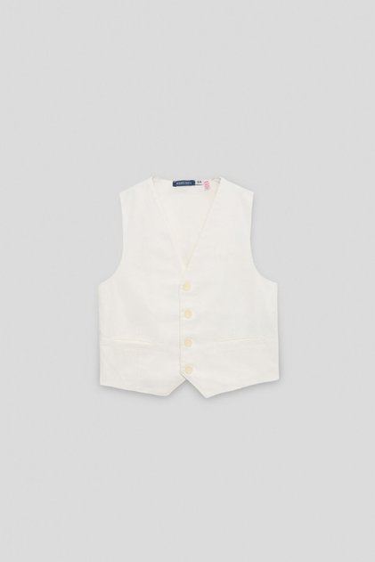 Boy Ecru Vest