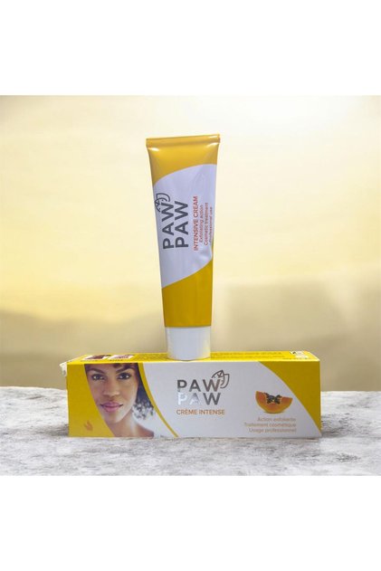 Intensive Papaya & Vitamin-E Cream (Pack of 2) – Exfoliating Action Cosmetic Treatment (2 x 50 ml)