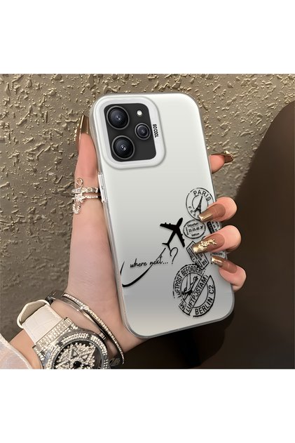 High Quality Phone Case for Redmi 12 4g Compatible with Luxurious Plane Stripes Pattern