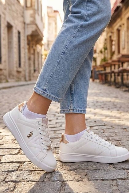White Women's Shoes-Casual Sneaker Sports Shoes