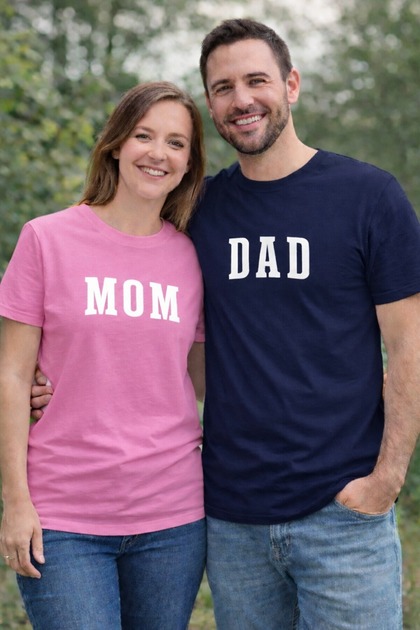 Unisex Mom Dad Family T-Shirt Set