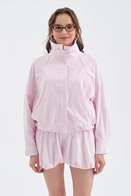 Women's Bat Sleeve Lined Design Jacket