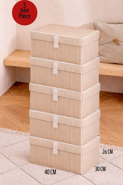 5 Multi-Purpose Under-Bed Garment & Pillow Mini Storage Bags