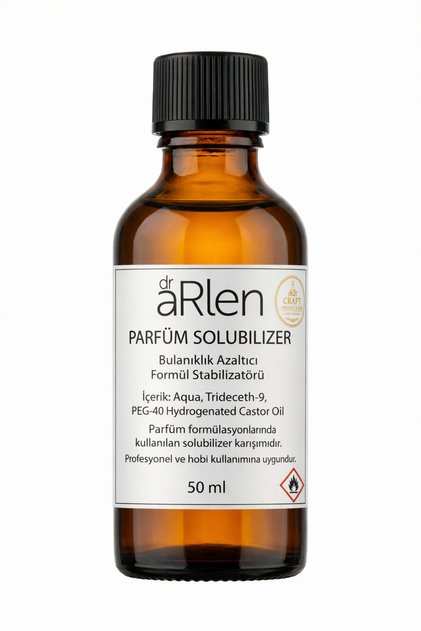 Parfüm Solubilizer – Bulanıklık Azaltıcı & Formül Stabilizatörü | Koku Formülasyonu Hammaddesi 50 ml