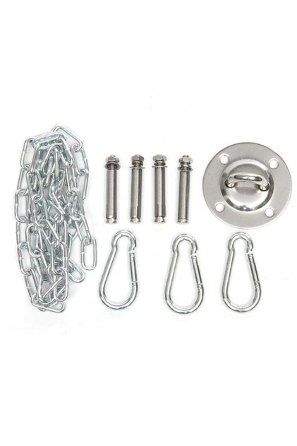 Kit Prindere Vivendo® pentru Leagan Suspendat – Suport Metalic Rezistent pentru Tavan, Montaj Sigur