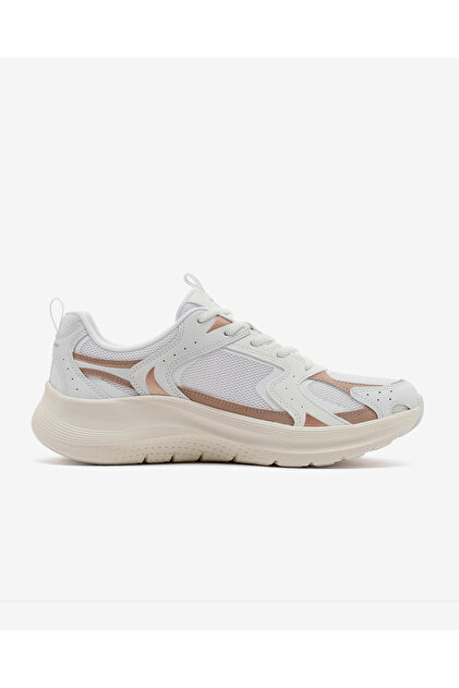 Skechers ARCH FIT 2.0 Kadın Beyaz/Pembe/Altin Spor Ayakkabı 150332