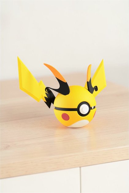 Mega Raichu Poke Topu Figürü - Pokemon Mega Raichu Karakteri Pokeball