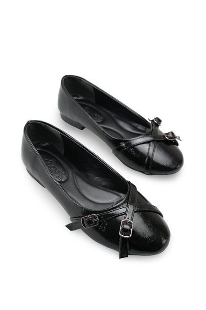 Siri Mina Orthopedic Women's Ballerinas 001202 Black Rustic