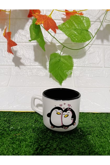 Coffee Cup "Penguins in Love"