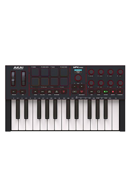 AKAI MPKMINI 4 Siyah Müzik Prodüksiyonu 25 Mini Tuş MIDI Klavye