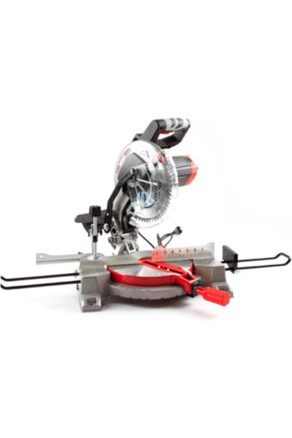 2200W Miter Saw with 5000rpm for Heavy Duty Cutting Wood, Aluminum and Plastic-Coated Materia