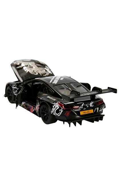 RMZ Hobby Sesli ve Işıklı Model Araba Bruce Lee Bmw M8 GTE Siyah