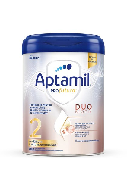 PROfutura DUOBIOTIK 2 lapte praf, 800 g, 6-12 luni, Nutricia