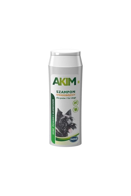 SAMPON ANTIPARAZITAR PENTRU CAINI AKIM 200ML