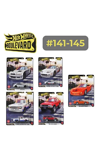 HOT WHEELS Boulevard Premium 2026 Mix 1 Set #141–145 1:64 Model