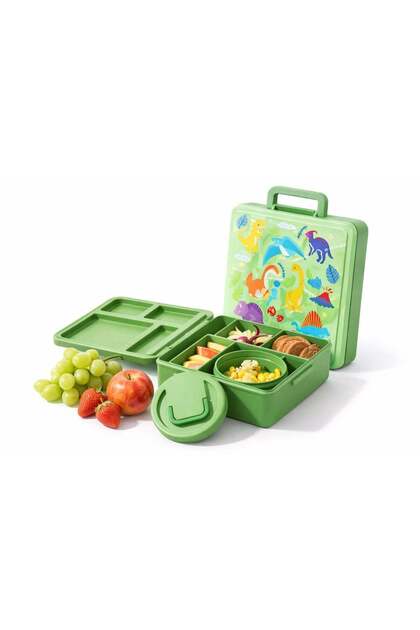 Lunch Box with Compartments Leak-Proof Bento Lunch Box for Kids