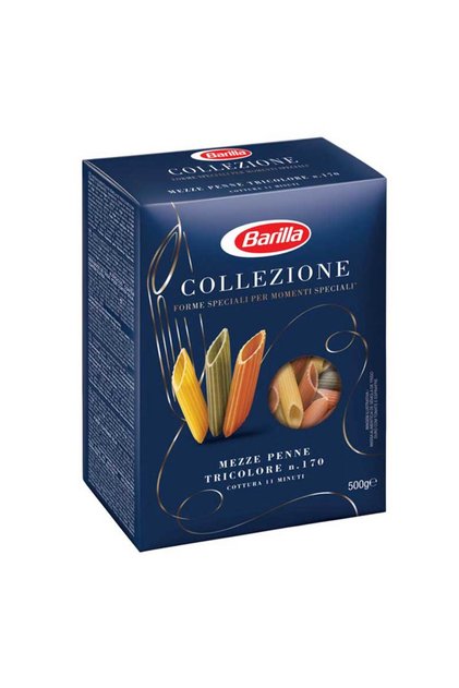 MEZZE PENNE TRICOLOR 500GM