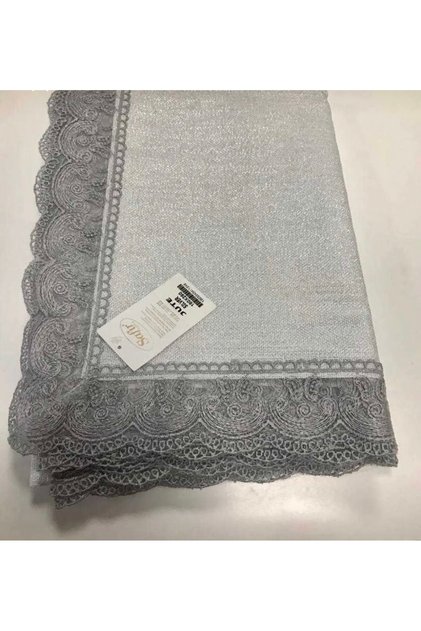 Elegance Large Size Cream Stain Resistant Dertsiz Cream 160 X 300cm Tablecloth
