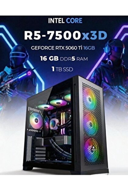 TEKDEN BİLGİSAYAR INTEL CORE ULTRA 5 225F GEFORCE RTX 5060 8 GB TEKDEN BİLGİSAYAR INTEL CORE ULTRA 5 225F GEFORCE RTX 5060 8 GB