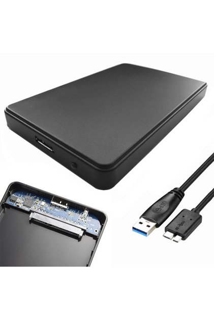 Εξωτερικό rack, Zola®, USB, 3.0 επί 2.5, μήκος καλωδίου 40 cm, μαύρο