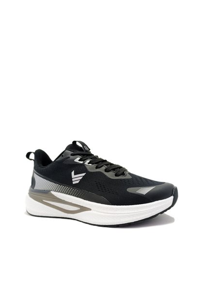 Volis Black Color 40-41-42-43-44-45 Size Lace-Up Knitwear Men's Sports Shoes